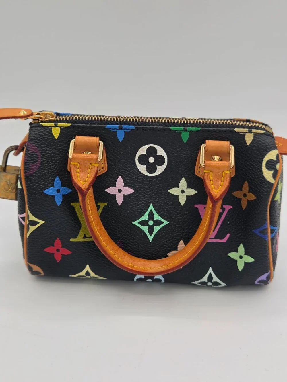 Louis Vuitton Monogram Multicolor Mini Sac HL Speedy – Black | Takashi Murakami